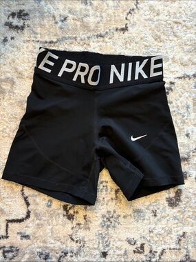 Black Nike Pro Compression Shorts